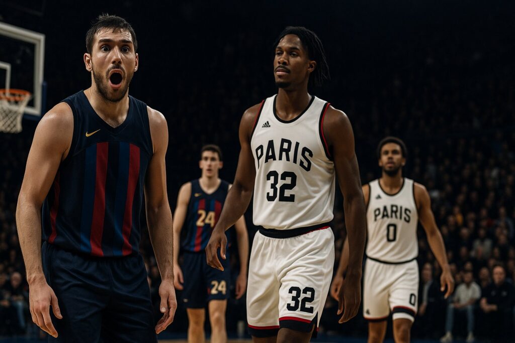 FC Barcelona Paris Basketball rezultat — šok u 28. kolu Evrolige