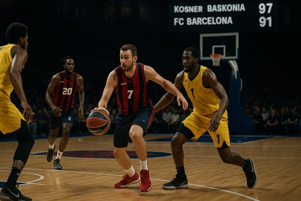 Kosner Baskonia Vitoria-Gasteiz — FC Barcelona 91:97 rezultat